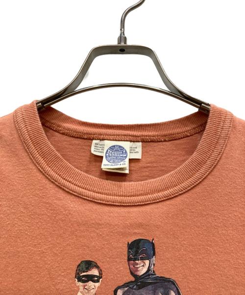 TOYS MCCOY（トイズマッコイ）TOYS McCOY (トイズマッコイ) プリントTシャツ ブラウン サイズ:Mの古着・服飾アイテム