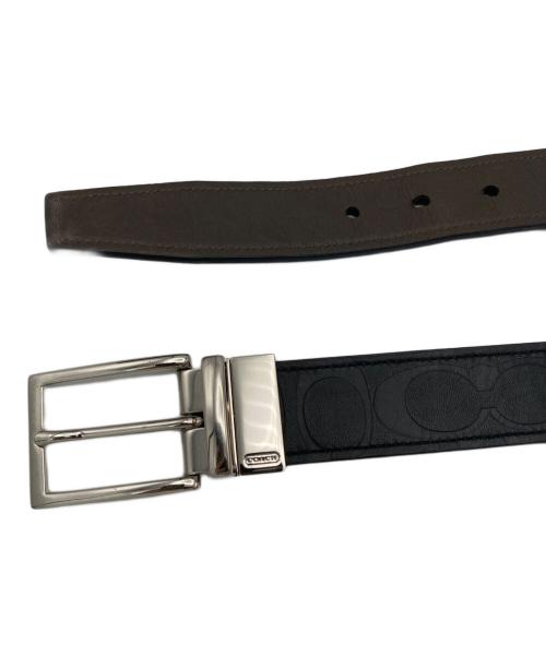 COACH（コーチ）COACH (コーチ) レザーベルト ブラックの古着・服飾アイテム