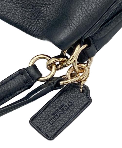 COACH（コーチ）COACH (コーチ) レザートートバッグ ブラックの古着・服飾アイテム