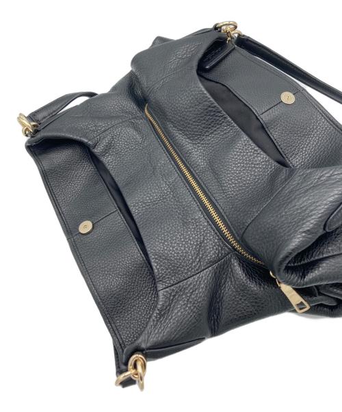 COACH（コーチ）COACH (コーチ) レザートートバッグ ブラックの古着・服飾アイテム