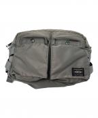 PORTERポーター）の古着「TANKER WAIST BAG」｜カーキ