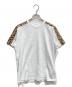BURBERRY LONDON（バーバリーロンドン）の古着「チェック袖Tシャツ」｜ホワイト