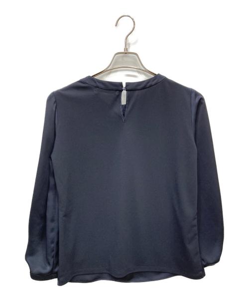 ANAYI（アナイ）ANAYI (アナイ) フロントタックブラウス ネイビー サイズ:Mの古着・服飾アイテム