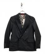 DRESSTERIORドレステリア）の古着「ブラックダブルジャケット」｜ブラック