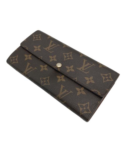 LOUIS VUITTON（ルイ ヴィトン）LOUIS VUITTON (ルイ ヴィトン) ポルトフォイユ・サラ 長財布 ブラウンの古着・服飾アイテム