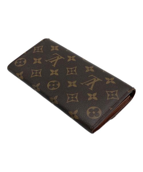 LOUIS VUITTON（ルイ ヴィトン）LOUIS VUITTON (ルイ ヴィトン) ポルトフォイユ・サラ 長財布 ブラウンの古着・服飾アイテム