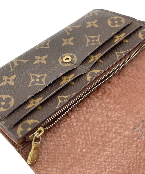 LOUIS VUITTON（ルイ ヴィトン）LOUIS VUITTON (ルイ ヴィトン) ポルトフォイユ・サラ 長財布 ブラウンの古着・服飾アイテム