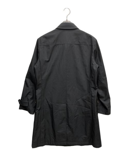BURBERRY BLACK LABEL（バーバリーブラックレーベル）BURBERRY BLACK LABEL (バーバリーブラックレーベル) ノヴァチェックライニングステンカラーコート ブラック サイズ:Mの古着・服飾アイテム