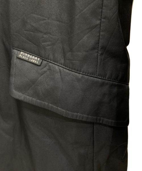 BURBERRY BLACK LABEL（バーバリーブラックレーベル）BURBERRY BLACK LABEL (バーバリーブラックレーベル) ノヴァチェックライニングステンカラーコート ブラック サイズ:Mの古着・服飾アイテム