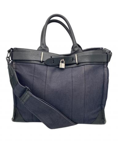 中古・古着通販】PORTER (ポーター) FORK 2WAY TOTE BAG(L) ネイビー