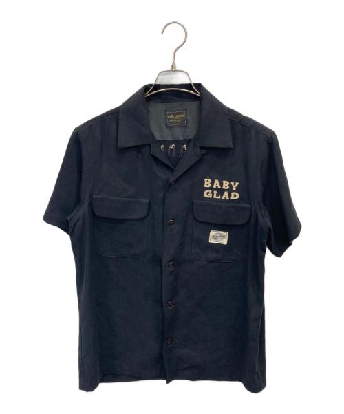 BY GLAD HAND（バイ グラッド ハンド）by GLAD HAND (バイ グラッド ハンド) オープンカラーシャツ ブラック サイズ:Mの古着・服飾アイテム