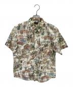 Paul Smith COLLECTIONポールスミス コレクション）の古着「総柄シャツ」｜ベージュ