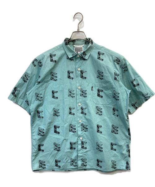 C.E（シーイー）C.E (シーイー) 総柄シャツ ブルー サイズ:Ⅼの古着・服飾アイテム