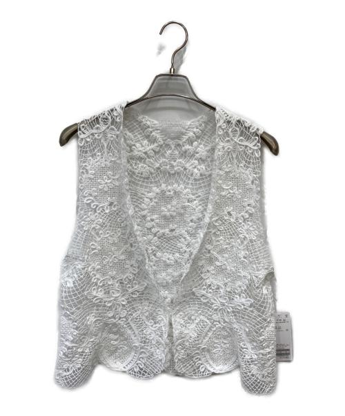 SIMPLICITE（シンプリシテ）simplicite (シンプリシテ) ベスト ホワイト サイズ:F 未使用品の古着・服飾アイテム