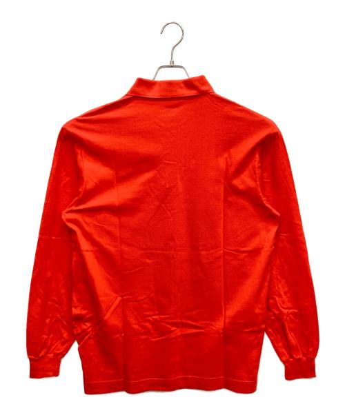 GIANFRANCO FERRE（ジャンフランコフェレ）GIANFRANCO FERRE (ジャンフランコフェレ) ロゴポロシャツ オレンジ サイズ:Ⅼの古着・服飾アイテム