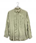 L.L.Beanエルエルビーン）の古着「リネンシャツ」｜グリーン