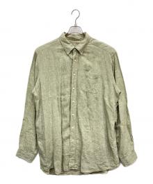 L.L.Bean（エルエルビーン）の古着「リネンシャツ」｜グリーン