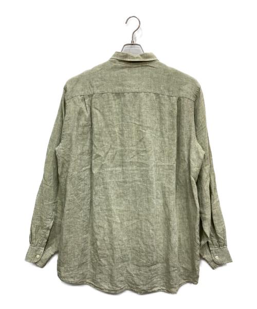 L.L.Bean（エルエルビーン）L.L.Bean (エルエルビーン) リネンシャツ グリーン サイズ:XLの古着・服飾アイテム