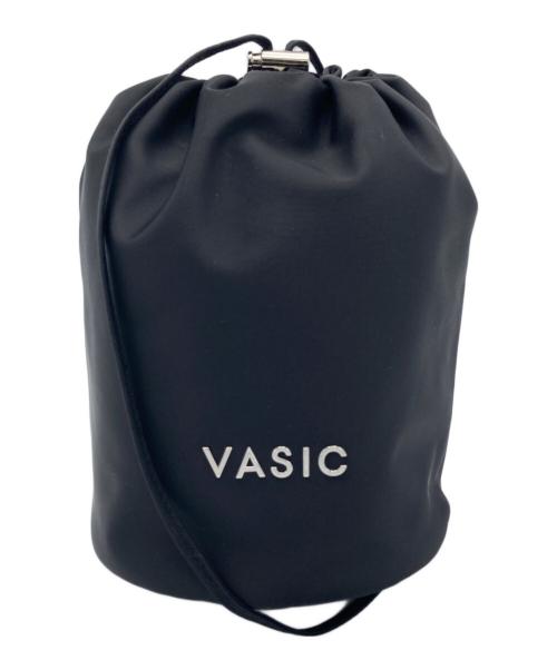 VASIC（ヴァジック）VASIC (ヴァジック) 巾着ショルダーバッグ ブラックの古着・服飾アイテム