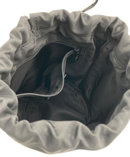 VASIC（ヴァジック）VASIC (ヴァジック) 巾着ショルダーバッグ ブラックの古着・服飾アイテム