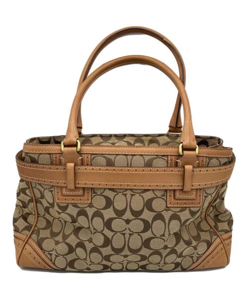 COACH（コーチ）COACH (コーチ) ハンドバッグ ブラウンの古着・服飾アイテム