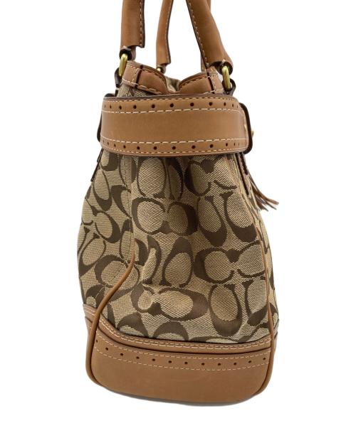 COACH（コーチ）COACH (コーチ) ハンドバッグ ブラウンの古着・服飾アイテム