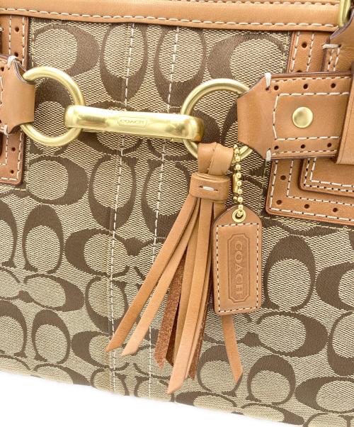 COACH（コーチ）COACH (コーチ) ハンドバッグ ブラウンの古着・服飾アイテム