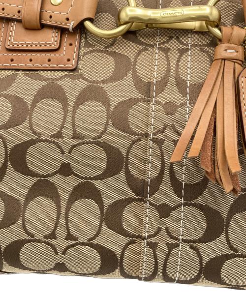COACH（コーチ）COACH (コーチ) ハンドバッグ ブラウンの古着・服飾アイテム