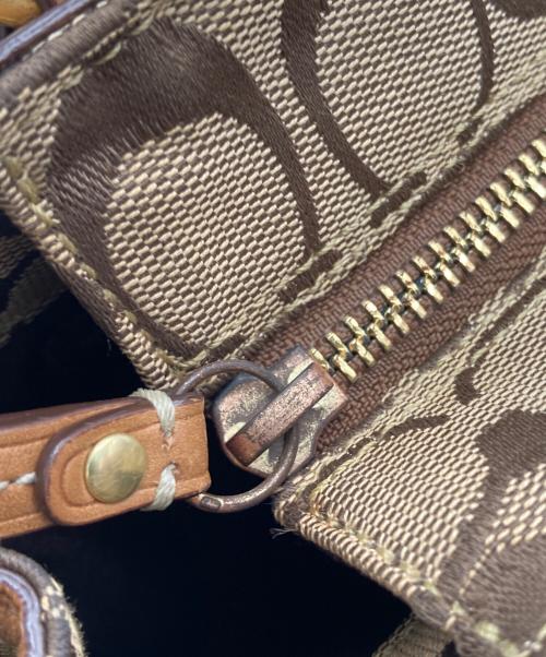 COACH（コーチ）COACH (コーチ) ハンドバッグ ブラウンの古着・服飾アイテム