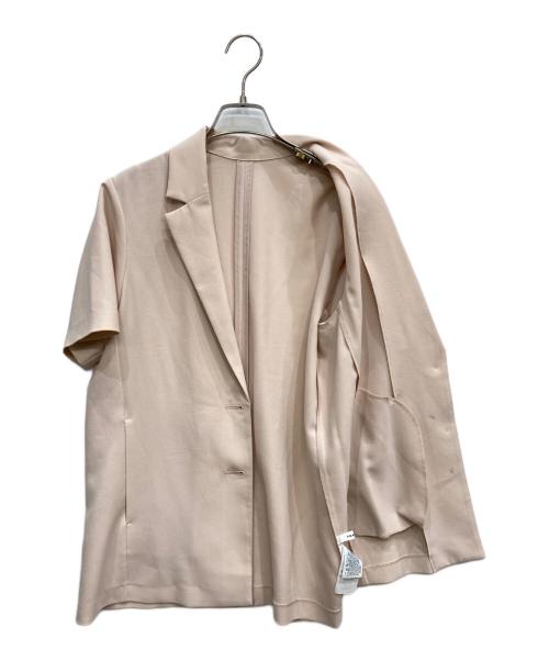 FRAY ID（フレイ アイディー）FRAY ID (フレイ アイディー) ハーフスリーブジャケット ピンク サイズ:1の古着・服飾アイテム