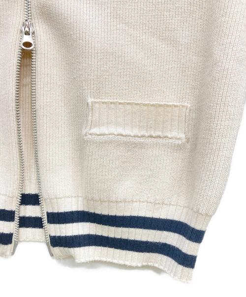 Matin Kim（マーティン・キム）matin kim (マーティン・キム) ニットベスト ホワイト サイズ:Sの古着・服飾アイテム