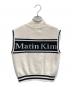 matin kim (マーティン・キム) ニットベスト ホワイト サイズ:S：6000円