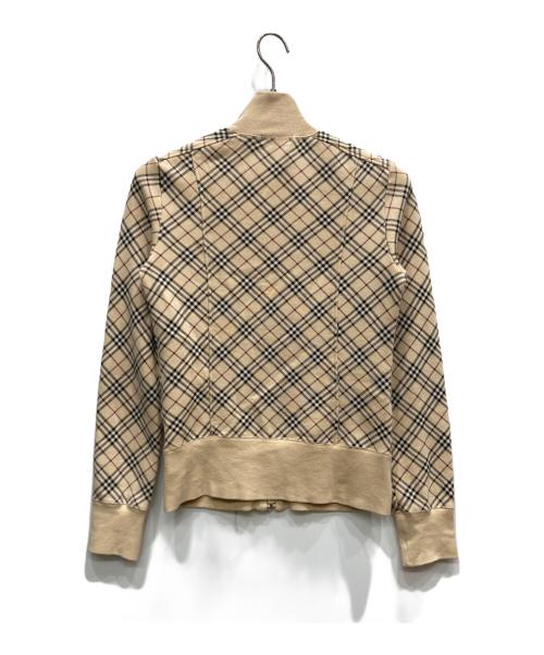 BURBERRY LONDON（バーバリーロンドン）BURBERRY LONDON (バーバリーロンドン) ノバチェック ジップアップジャケット ベージュ サイズ:Ｍの古着・服飾アイテム