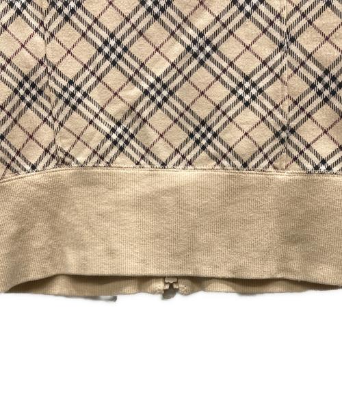 BURBERRY LONDON（バーバリーロンドン）BURBERRY LONDON (バーバリーロンドン) ノバチェック ジップアップジャケット ベージュ サイズ:Ｍの古着・服飾アイテム