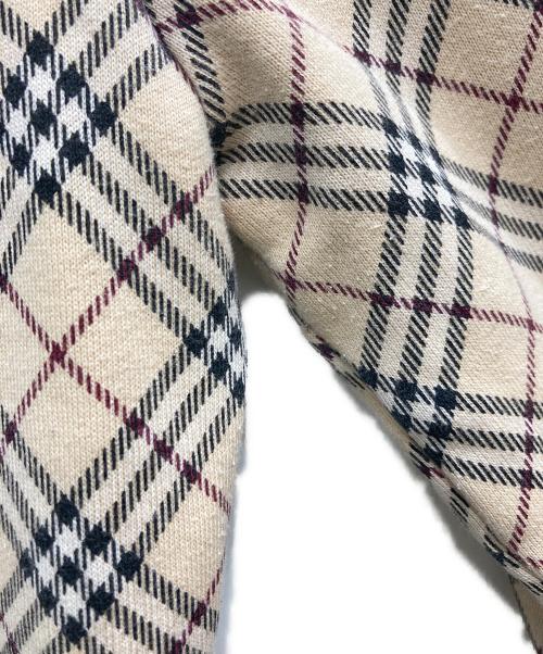 BURBERRY LONDON（バーバリーロンドン）BURBERRY LONDON (バーバリーロンドン) ノバチェック ジップアップジャケット ベージュ サイズ:Ｍの古着・服飾アイテム