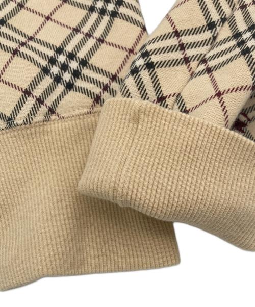 BURBERRY LONDON（バーバリーロンドン）BURBERRY LONDON (バーバリーロンドン) ノバチェック ジップアップジャケット ベージュ サイズ:Ｍの古着・服飾アイテム