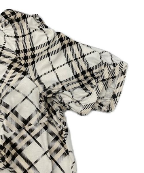 BURBERRY LONDON（バーバリーロンドン）BURBERRY LONDON (バーバリーロンドン) ノバチェック柄チュニック ホワイト サイズ:Mの古着・服飾アイテム