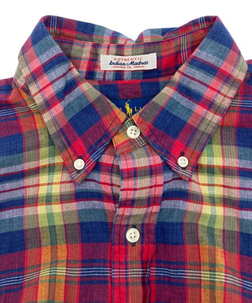 RALPH LAUREN（ラルフローレン）RALPH LAUREN (ラルフローレン) ボタンダウンシャツ レッド サイズ:180/100Aの古着・服飾アイテム
