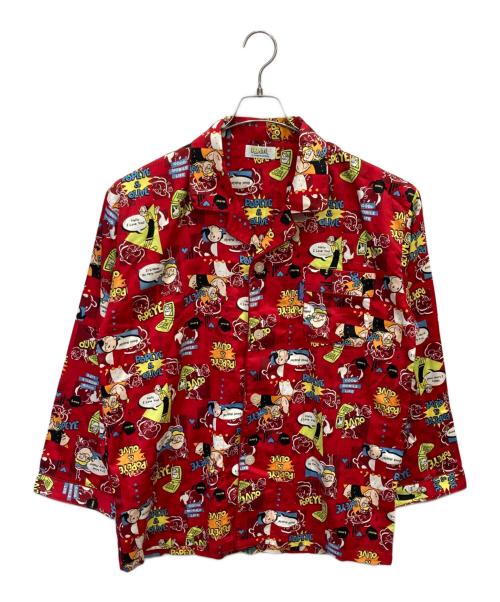 GIANNI VALENTINO（ジャンニバレンチノ）GIANNI VALENTINO (ジャンニバレンチノ) popeye (ポパイ) パジャマセットアップ レッド サイズ:Ⅼの古着・服飾アイテム