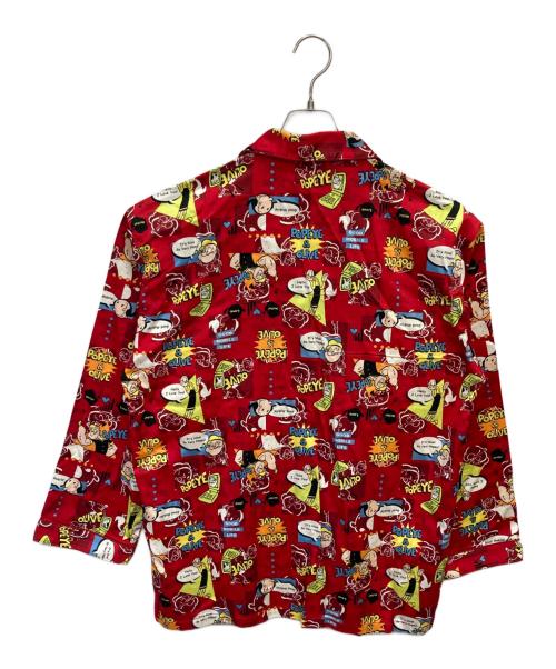 GIANNI VALENTINO（ジャンニバレンチノ）GIANNI VALENTINO (ジャンニバレンチノ) popeye (ポパイ) パジャマセットアップ レッド サイズ:Ⅼの古着・服飾アイテム