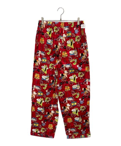 GIANNI VALENTINO（ジャンニバレンチノ）GIANNI VALENTINO (ジャンニバレンチノ) popeye (ポパイ) パジャマセットアップ レッド サイズ:Ⅼの古着・服飾アイテム