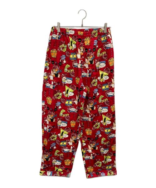 GIANNI VALENTINO（ジャンニバレンチノ）GIANNI VALENTINO (ジャンニバレンチノ) popeye (ポパイ) パジャマセットアップ レッド サイズ:Ⅼの古着・服飾アイテム