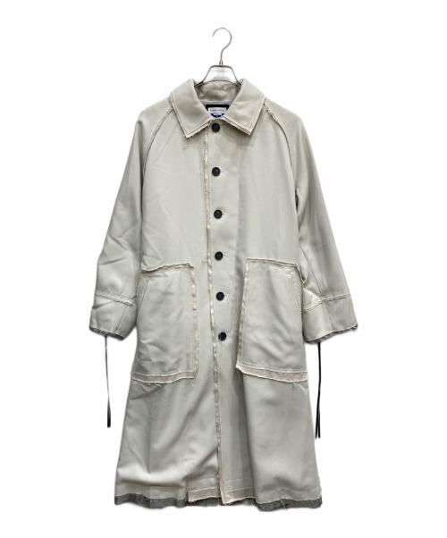 MAISON SPECIAL（メゾンスペシャル）MAISON SPECIAL (メゾンスペシャル) プライムオーバー カットオフ ステンカラーコート アイボリー サイズ:SIZE1の古着・服飾アイテム