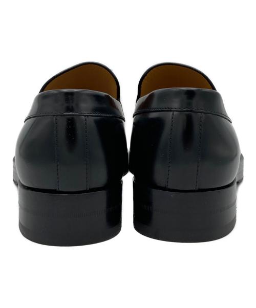 GUCCI（グッチ）GUCCI (グッチ) ホースビット ポインテッドトゥ レザー ローファー ブラック サイズ:7の古着・服飾アイテム