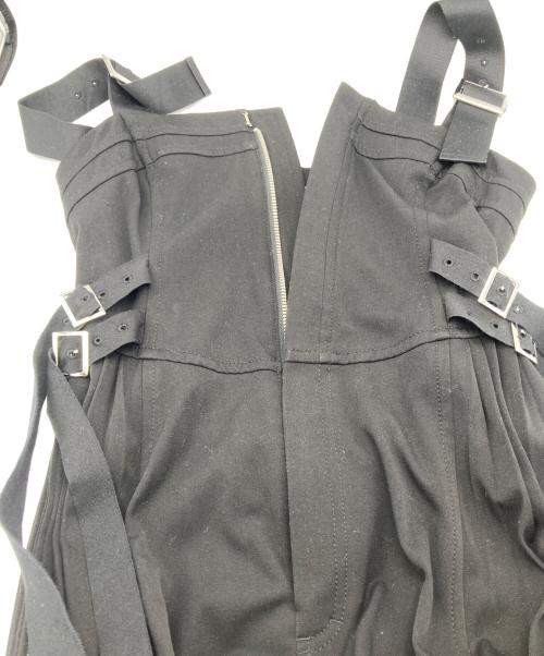 Snidel（スナイデル）Snidel (スナイデル) コルセットレイヤードワンピース ブラックの古着・服飾アイテム
