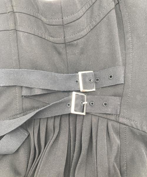 Snidel（スナイデル）Snidel (スナイデル) コルセットレイヤードワンピース ブラックの古着・服飾アイテム