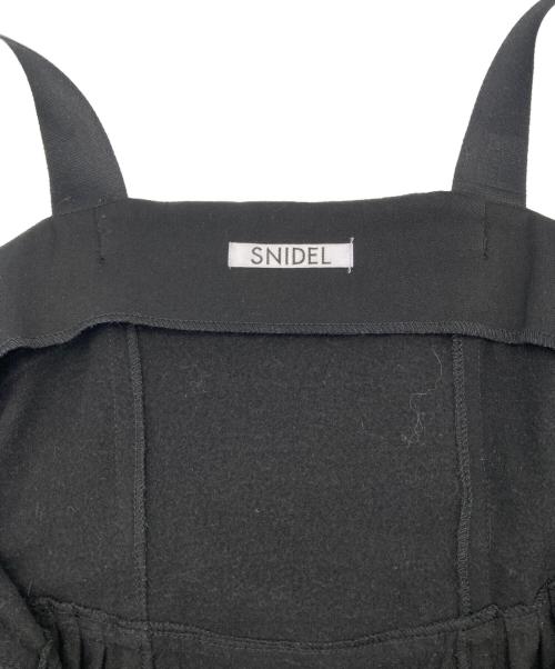 Snidel（スナイデル）Snidel (スナイデル) コルセットレイヤードワンピース ブラックの古着・服飾アイテム