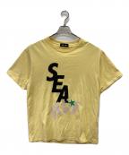 WIND AND SEAウィンダンシー）の古着「Tシャツ」｜イエロー
