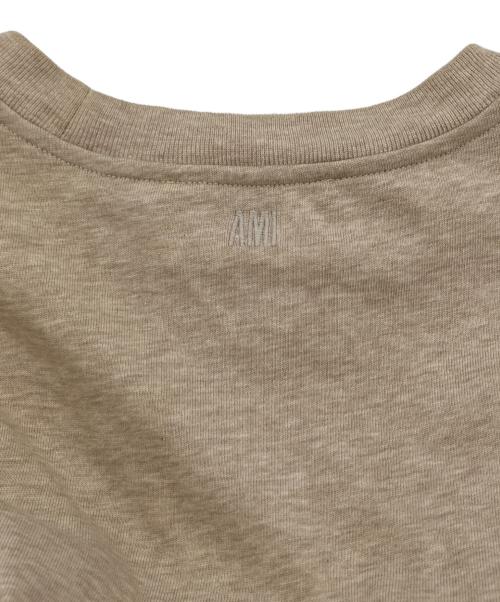 ami（アミ）ami (アミ) Tシャツ ベージュ サイズ:Sの古着・服飾アイテム