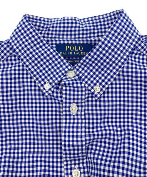 POLO RALPH LAUREN（ポロ・ラルフローレン）POLO RALPH LAUREN (ポロ・ラルフローレン) ギンガムチェックシャツ ブルー サイズ:XLの古着・服飾アイテム
